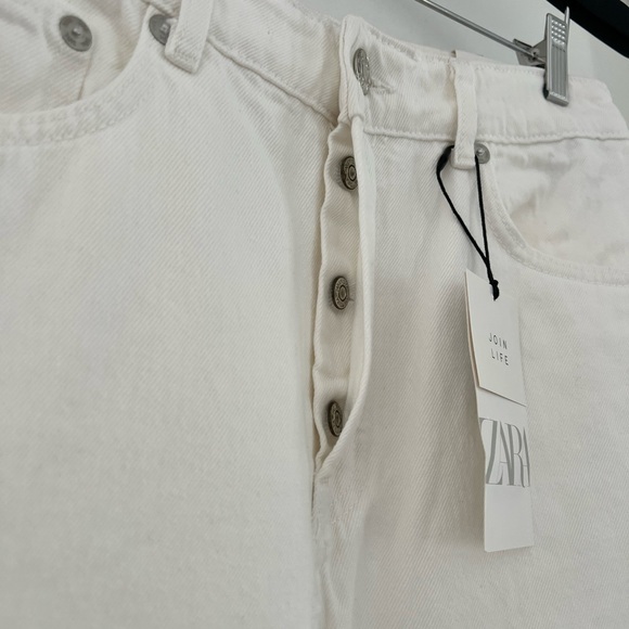 Brand new with tags Zara straight leg button up US 8 EU 40 0774/134/250 - Picture 2 of 5